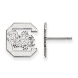 Sterling Silver U of South Carolina Small Post Earrings